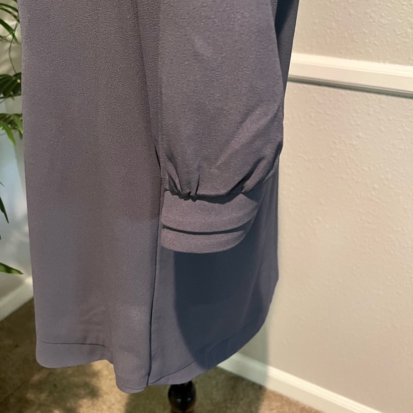 Brixon Ivy Gray Blouse with Silver Embroidery - Picture 4 of 5